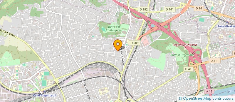 localisation de l'entreprise MONSIEUR SHAMSHER HUSSAIN  ARGENTEUIL