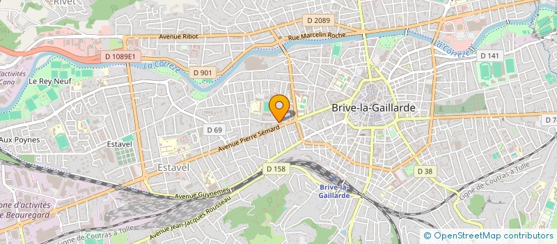 localisation de l'entreprise MONSIEUR SHAMSUDDIN MOHAMMADI  BRIVE-LA-GAILLARDE