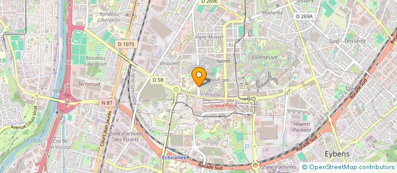 localisation de l'entreprise MONSIEUR SHAMSULHAQ IBRAHIM KHIL  GRENOBLE