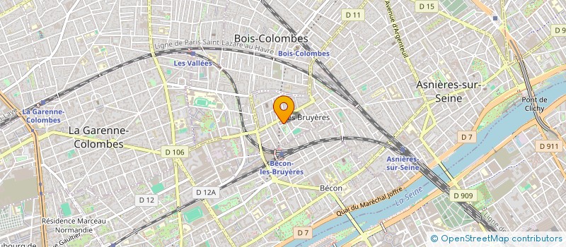 localisation de l'entreprise MONSIEUR SHAN HUANG à ASNIERES-SUR-SEINE