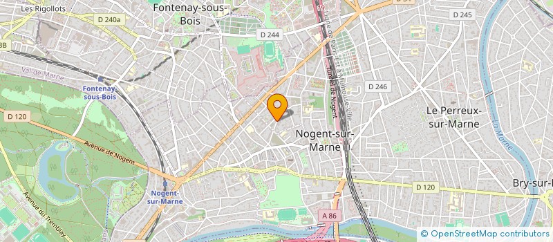 localisation de l'entreprise MONSIEUR SHANG-CHIEN WU  NOGENT-SUR-MARNE