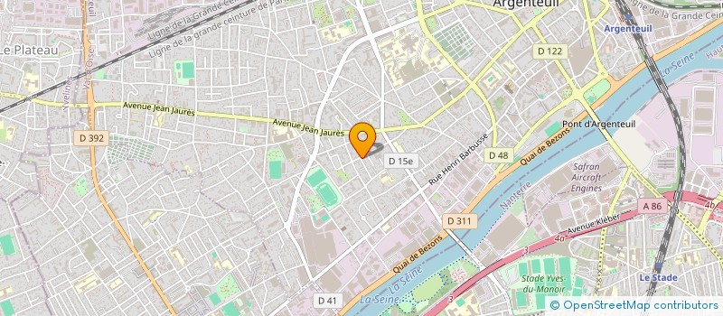 localisation de l'entreprise MONSIEUR SHANIL MUHAMMAD  ARGENTEUIL