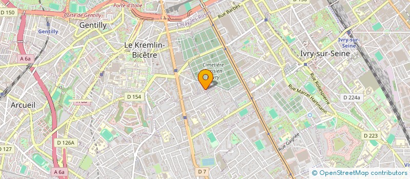 localisation de l'entreprise MONSIEUR SHANLEY LEON  LE KREMLIN-BICETRE