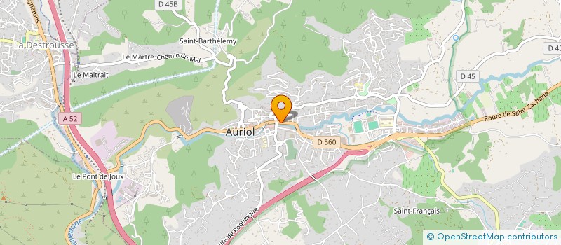 localisation de l'entreprise MONSIEUR SHANNON STEIN  AURIOL