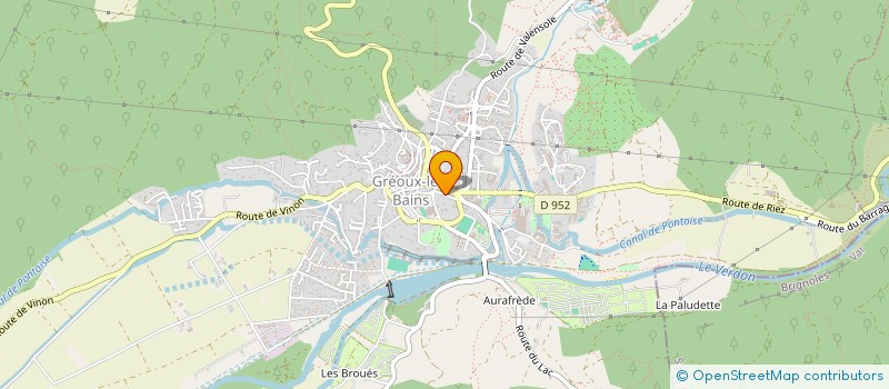 localisation de l'entreprise MONSIEUR SHAO WEI ZHAO à GREOUX-LES-BAINS