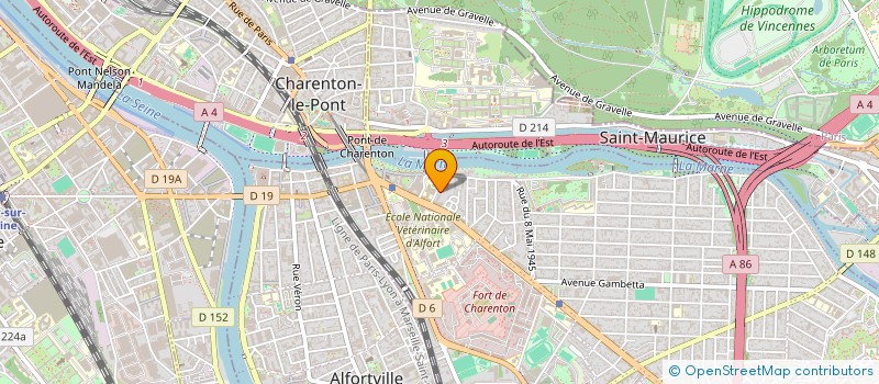 localisation de l'entreprise MONSIEUR SHAOHUA LI  MAISONS-ALFORT