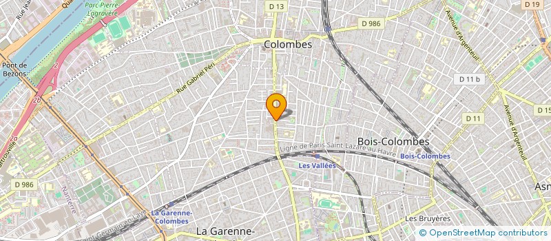 localisation de l'entreprise MONSIEUR SHAOLIN DONG à COLOMBES