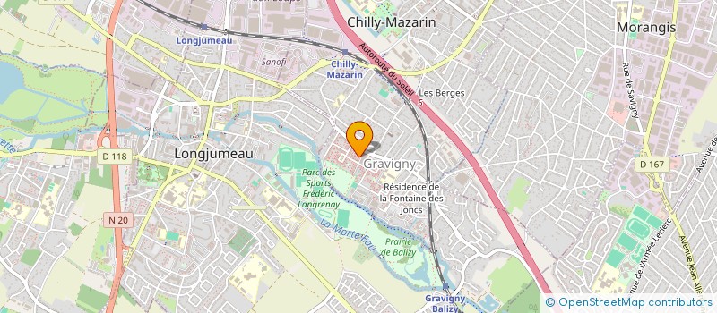 localisation de l'entreprise MONSIEUR SHAPON KUMAR DASH à CHILLY-MAZARIN
