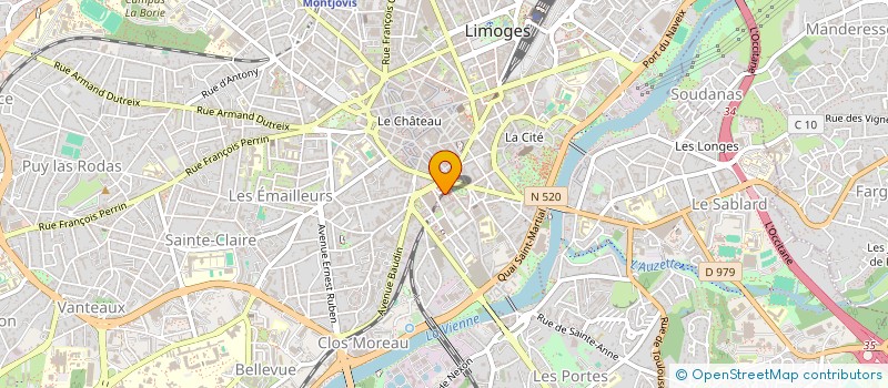 localisation de l'entreprise MONSIEUR SHARHABUDDIN RAHIMI  LIMOGES