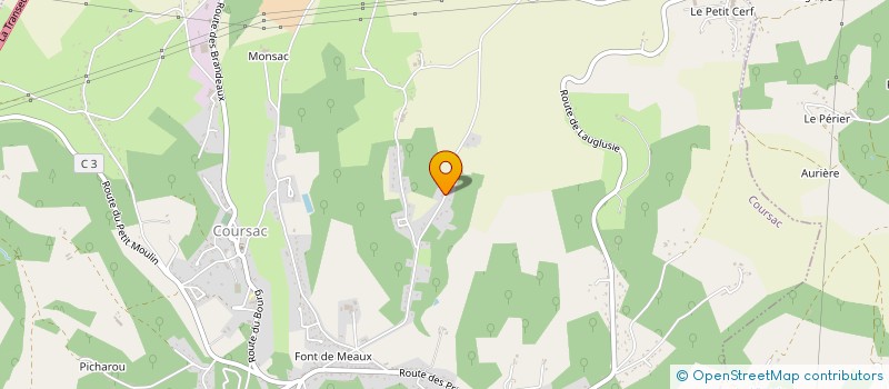 localisation de l'entreprise MONSIEUR SHARIF ADDULKARIM MOHAMMAD  COURSAC