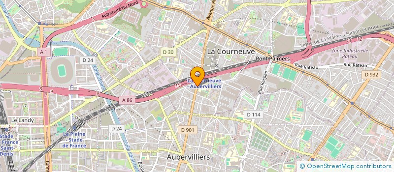 localisation de l'entreprise MONSIEUR SHARIFUL TAMIM  LA COURNEUVE