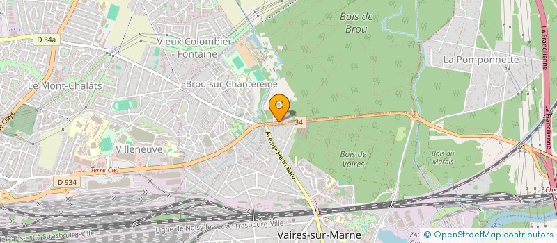 localisation de l'entreprise MONSIEUR SHARIFULLAH HAKIMKHIL  BROU-SUR-CHANTEREINE