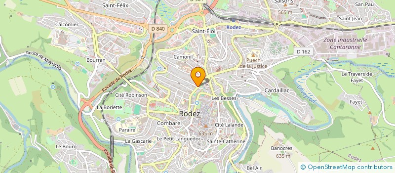 localisation de l'entreprise MONSIEUR SHARIFULLAH MASTALAM  RODEZ