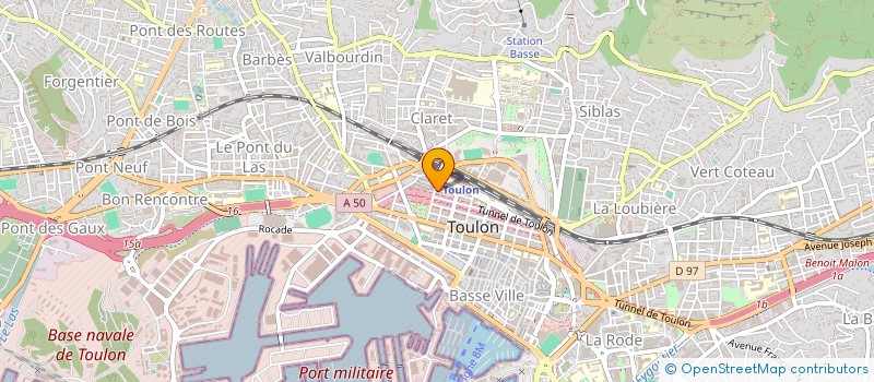 localisation de l'entreprise MONSIEUR SHARIFULLAH RAHIMI  TOULON