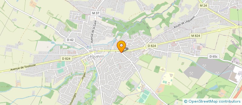 localisation de l'entreprise MONSIEUR SHARON ZENOU  LEGUEVIN