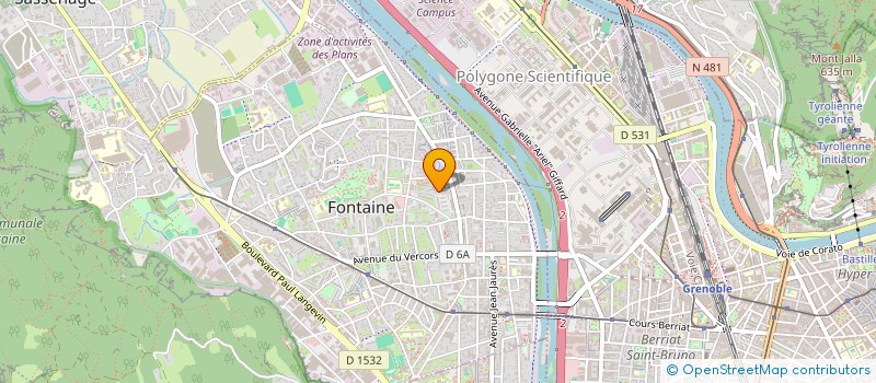 localisation de l'entreprise MONSIEUR SHAUKAT HAYAT  FONTAINE