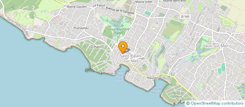 localisation de l'entreprise MONSIEUR SHAUN BLANCHARD  SAINT-PALAIS-SUR-MER