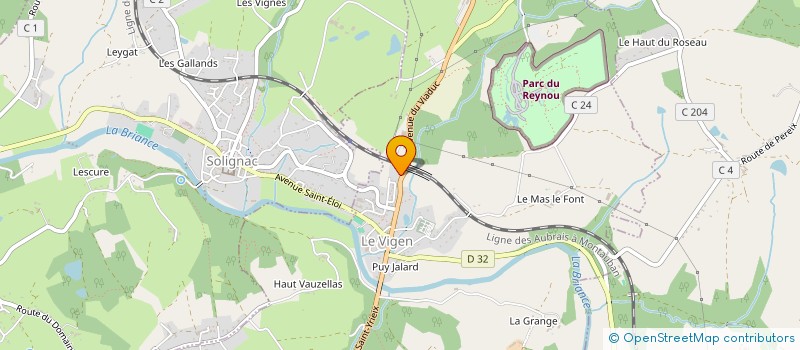 localisation de l'entreprise MONSIEUR SHAUN DONNELLAN à LE VIGEN