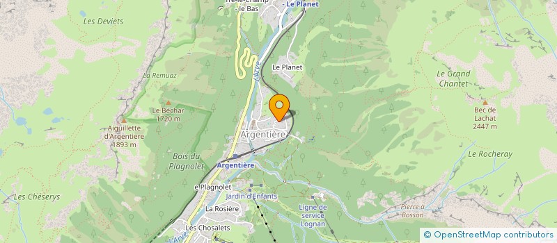 localisation de l'entreprise MONSIEUR SHAUN HUTSON  CHAMONIX-MONT-BLANC