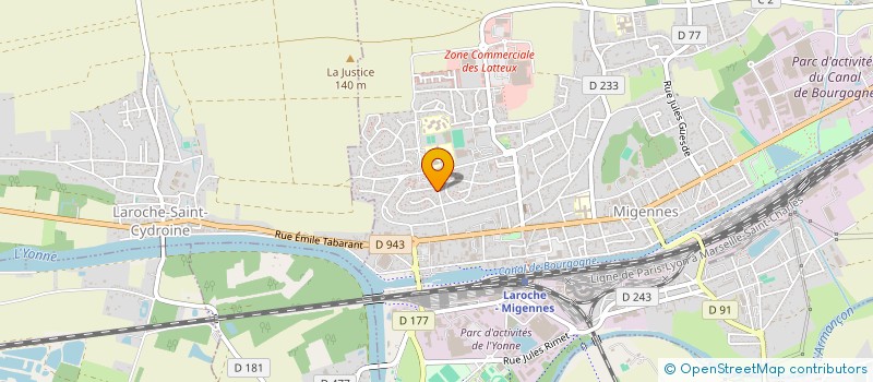 localisation de l'entreprise MONSIEUR SHAWN ZOUNDI FAUVERNIER  MIGENNES