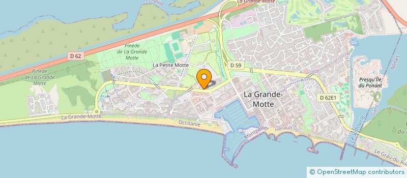 localisation de l'entreprise MONSIEUR SHAWNEE DESCAMPS à LA GRANDE-MOTTE