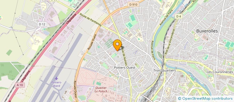 localisation de l'entreprise MONSIEUR SHAWQAT SHIRZAD  POITIERS