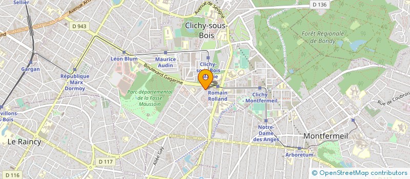 localisation de l'entreprise MONSIEUR SHAZADA FAZIL à CLICHY-SOUS-BOIS