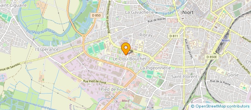 localisation de l'entreprise MONSIEUR SHEAN EL MASRY  NIORT