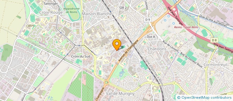localisation de l'entreprise MONSIEUR SHEFQET GUTAJ à REIMS