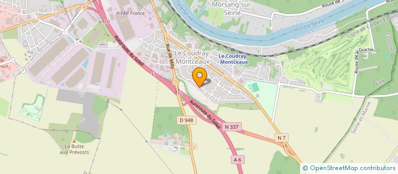 localisation de l'entreprise MONSIEUR SHEHAB MOSSA  LE COUDRAY-MONTCEAUX