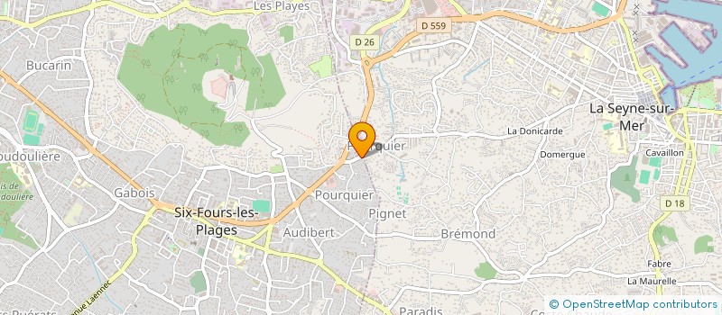 localisation de l'entreprise MONSIEUR SHEIDI BEN FREDJ à SIX-FOURS-LES-PLAGES