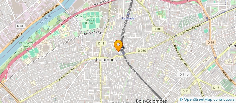 localisation de l'entreprise MONSIEUR SHEIKH JOBE à COLOMBES