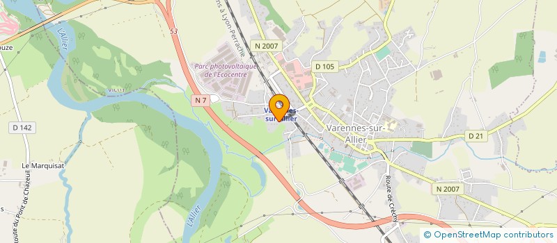 localisation de l'entreprise MONSIEUR SHELDON AUBERT  SAINT-POURCAIN-SUR-SIOULE