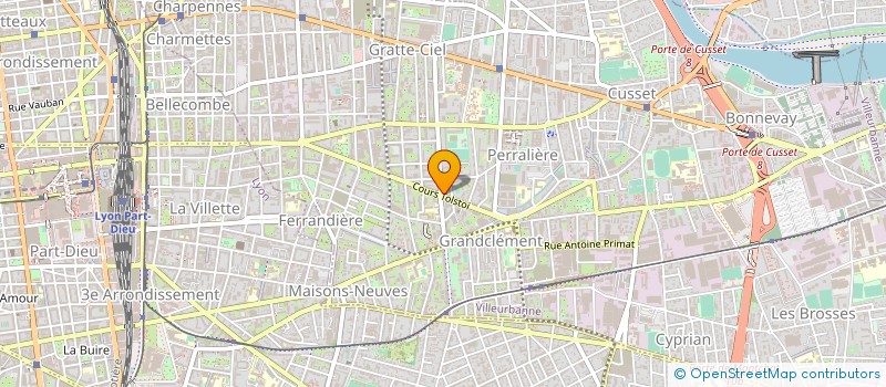 localisation de l'entreprise MONSIEUR SHEMOUEL LEVY  VILLEURBANNE