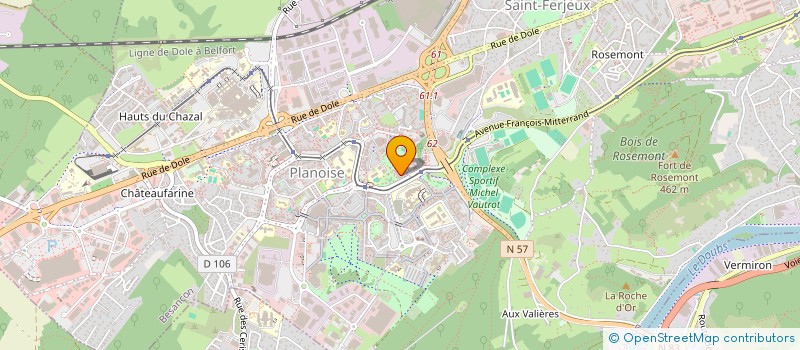 localisation de l'entreprise MONSIEUR SHEMSI SANTOU  BESANCON