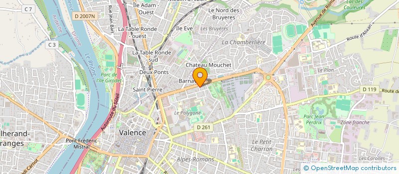 localisation de l'entreprise MONSIEUR SHEN HOFFMANN  VALENCE