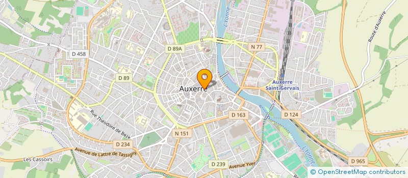 localisation de l'entreprise MONSIEUR SHENG KE à AUXERRE