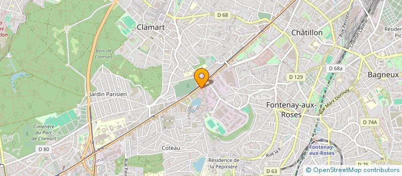 localisation de l'entreprise MONSIEUR SHENG XIA NIAN à CLAMART