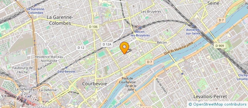 localisation de l'entreprise MONSIEUR SHENGFAN LIN à COURBEVOIE