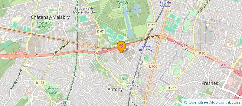 localisation de l'entreprise MONSIEUR SHENGJIE YU à ANTONY