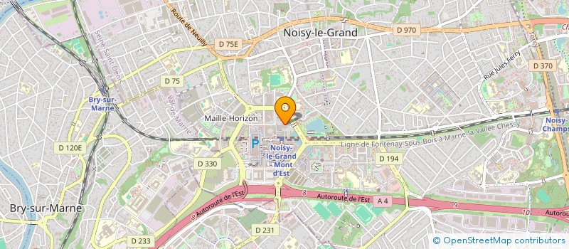 localisation de l'entreprise MONSIEUR SHENHENG YAO  NOISY-LE-GRAND