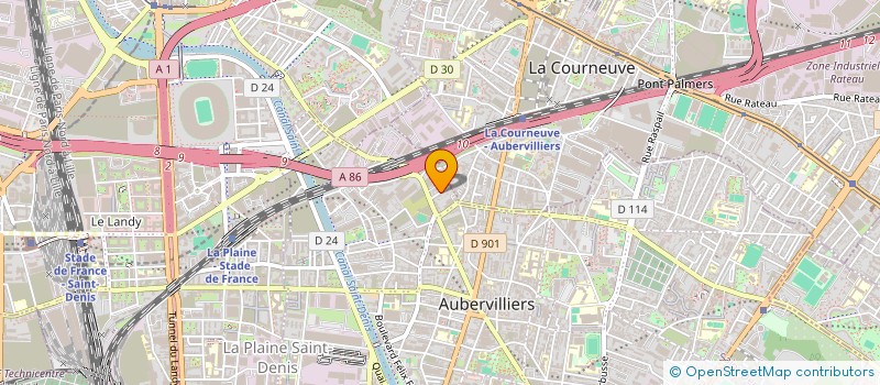 localisation de l'entreprise MONSIEUR SHER ALI  AUBERVILLIERS