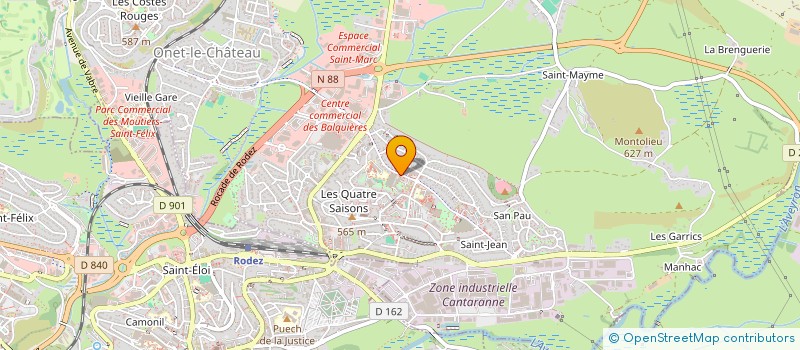 localisation de l'entreprise MONSIEUR SHER ALI AHMADZAI  ONET-LE-CHATEAU