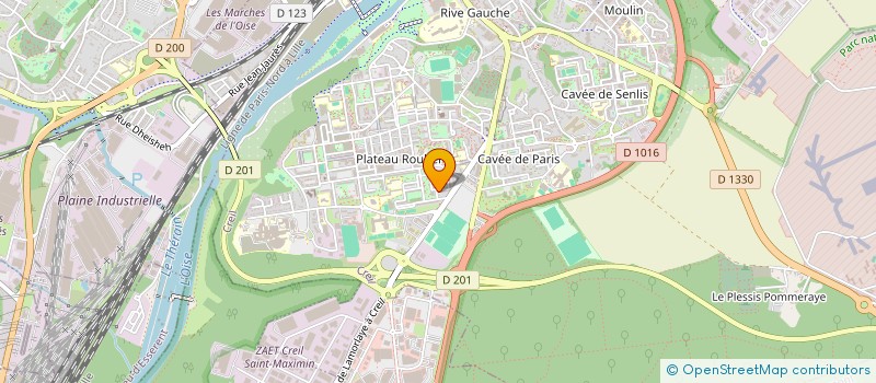 localisation de l'entreprise MONSIEUR SHERALAHM AHMADZAI  CREIL