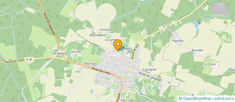 localisation de l'entreprise MONSIEUR SHERAZ AHMED  GABARRET