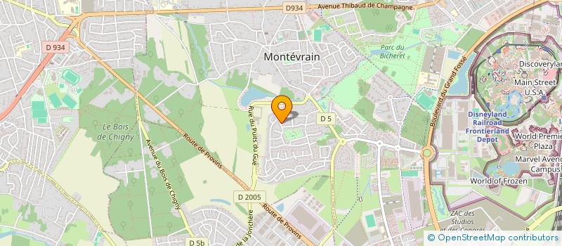 localisation de l'entreprise MONSIEUR SHERAZKHAN MOMAND  MONTEVRAIN