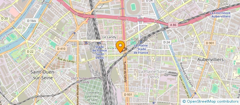 localisation de l'entreprise MONSIEUR SHERIF ELSAID ELSAID ALI  SAINT-DENIS