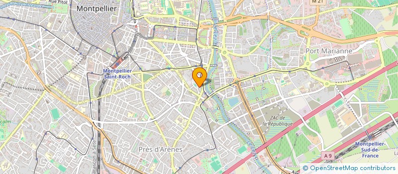 localisation de l'entreprise MONSIEUR SHERINE OUDALI à MONTPELLIER