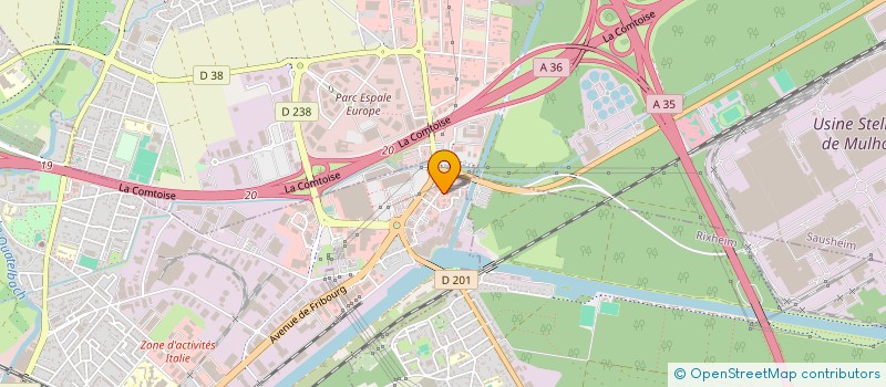 localisation de l'entreprise MONSIEUR SHERKHAN MIAKHIL  ILLZACH