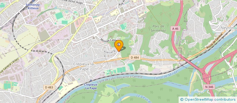 localisation de l'entreprise MONSIEUR SHERSHA QYAMI  FONTAINES-SAINT-MARTIN